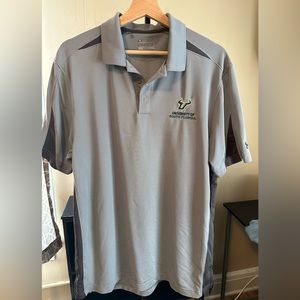 Underarmour men’s grey polo shirt